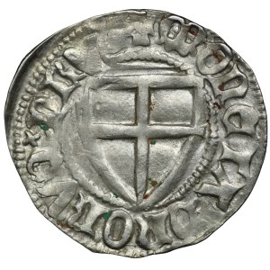 Zakon Krzyżacki, Konrad III von Jungingen, Szeląg - DNORVʌ zmiast DNORVM - nienotowana odmiana ?