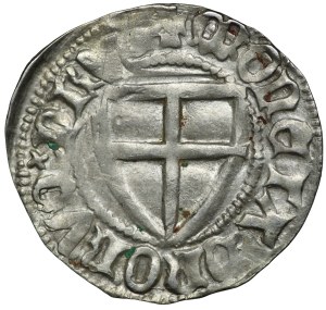 Teutonic Order, Konrad III von Jungingen, the Shelagh - DNORVʌ instead of DNORVM - an unlisted variant of ?