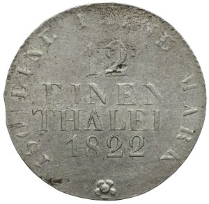 Germany, Saxony, Frederick Augustus, 1/12 thaler 1822, Dresden