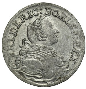 Silesia, Frederick II the Great, 3 krajcara 1754 B, Wrocław