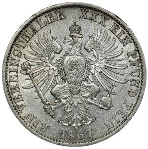 Germany, Prussia, Frederick William IV, thaler 1867 A, Berlin