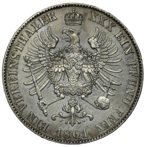 Germany, Prussia, Frederick William IV, thaler 1861 A, Berlin