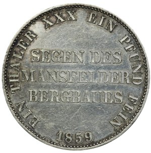 Germany, Prussia, Frederick William IV, thaler 1859 A, Berlin