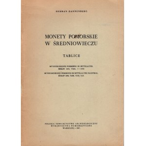 Herman Dannenberg, Monety pomorskie w średniowieczu