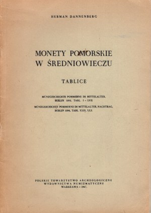Herman Dannenberg, Pomeranian Coins in the Middle Ages