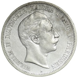 Germany, Prussia, Wilhelm II, 5 Marks 1900 A, Berlin