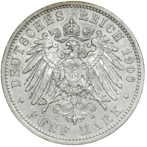 Niemcy, Prusy, Wilhelm II, 5 Marek 1900 A, Berlin