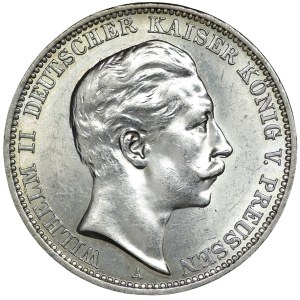 Niemcy, Prusy, Wilhelm II, 3 marki 1911 A, Berlin
