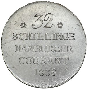 Germany, Hamburg, city, 32 Schilling 1808 HSK