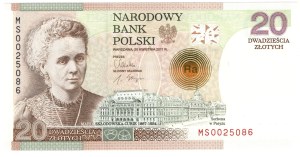 III RP, 20 zl 2011, Maria Skłodowska-Curie