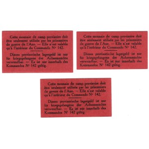 Francja, bony na 5, 10, 50 francs - Commando No 142, A. OLIER, Clermont-Ferrand