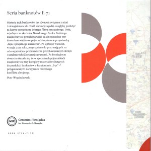 E-71 banknote series. history revealed, Money - witness to history 2/2022, Warsaw 2022, ISSN 2720717X