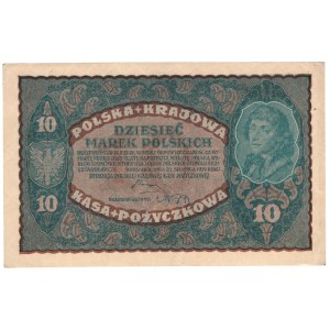 10 marek polskich 1919, II Serja U