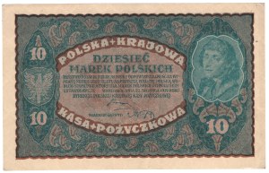 10 Polish marks 1919, 2nd Series U