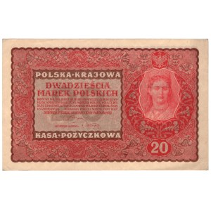 20 marek polskich 1919, II Serja DQ