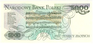 People's Republic of Poland, 5000 gold 1982, DH series