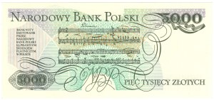 People's Republic of Poland, 5000 gold 1988, CY series - rarer series