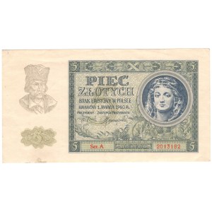 5 złotych 1940, seria A
