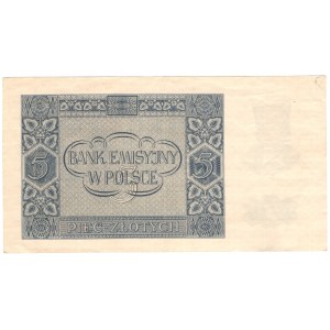 5 złotych 1940, seria A