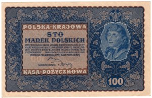 100 Polish marks 1919, IJ Series Z