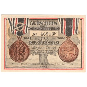 Poznań, 200 fenigów 1922, banknot propagandowy