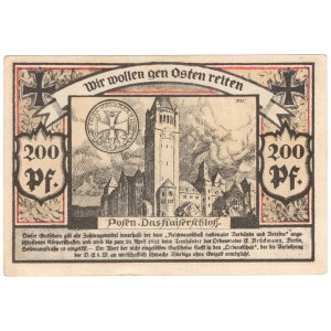 Poznań, 200 fenigów 1922, banknot propagandowy