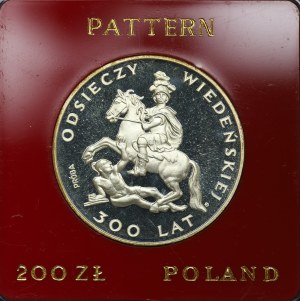 People's Republic of Poland, 1000 zlotys 1983, sample SILVER - 300 Years of the Battle of Vienna.