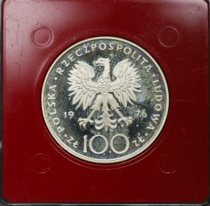 PRL, 100 zloty 1976, sample SILVER - Tadeusz Kościuszko