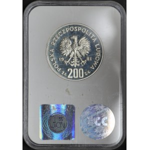 PRL, 200 złotych 1981, próba SREBRO - Bolesław II Śmiały
