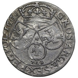 Jan II Kazimierz, szóstak 1660 TLB, Kraków