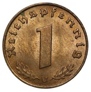 Germany, Third Reich, 1 fenig 1937 J