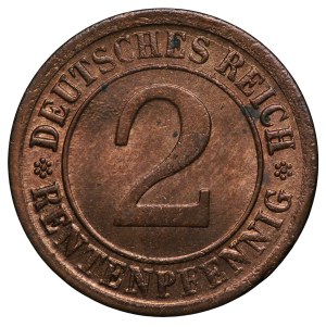 Germany, Weimar Republic, 2 fenigs 1923 A
