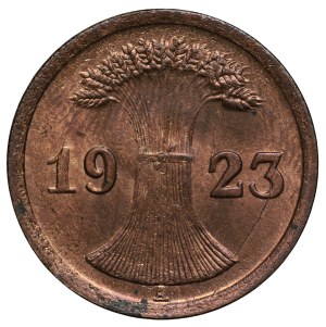 Germany, Weimar Republic, 2 fenigs 1923 A