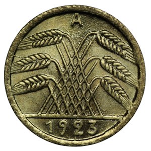 Niemcy, Republika Weimarska, 5 fenigów 1923 A