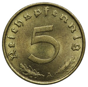 Germany, Third Reich, 5 fenig 1937 A