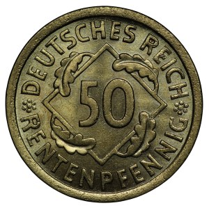 Germany, Weimar Republic, 50 fenig 1924 A