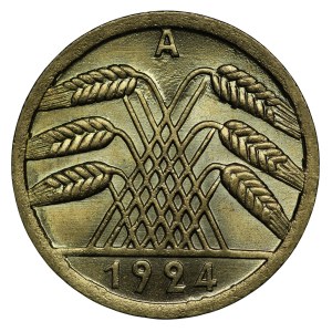 Niemcy, Republika Weimarska, 50 fenigów 1924 A