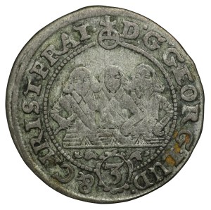 Silesia, Principality of Legnicko-Brzesko-Wołowskie, Three Brothers, 3 krajcary 1657 EW, Brzeg