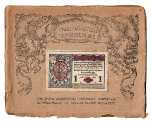 War Memorabilia, Fine Coins, Notebook I - 1918