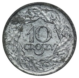 General Government, 10 pennies 1923
