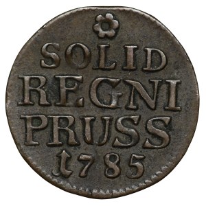 Germany, Prussia, Frederick II, 1785 E shilling