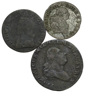 Germany, Prussia, set of 3 pieces