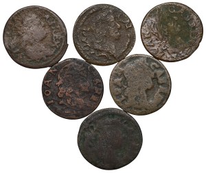 John II Casimir, boratines - set of 6 pieces
