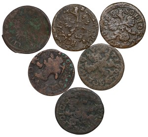 John II Casimir, boratines - set of 6 pieces