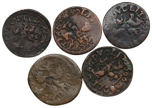 John II Casimir, boratines - set of 5 pieces
