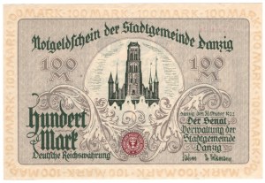 Gdansk, 100 marks, 31.10.1922