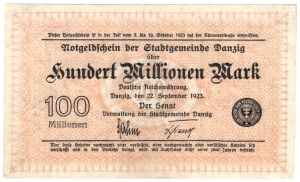 Gdansk, 100 million marks 1923