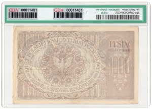 1000 Polish marks 1919, III Ser. B.