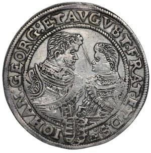 Germany, Saxony, Christian II, John George and Augustus, Thaler 1610, Dresden