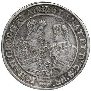 Germany, Saxony, Christian II, John George and Augustus, Thaler 1605, Dresden
